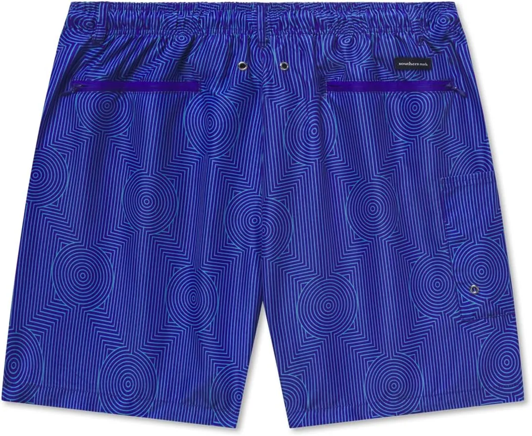 Southern Marsh Dockside Swim Trunk - Circle Maze