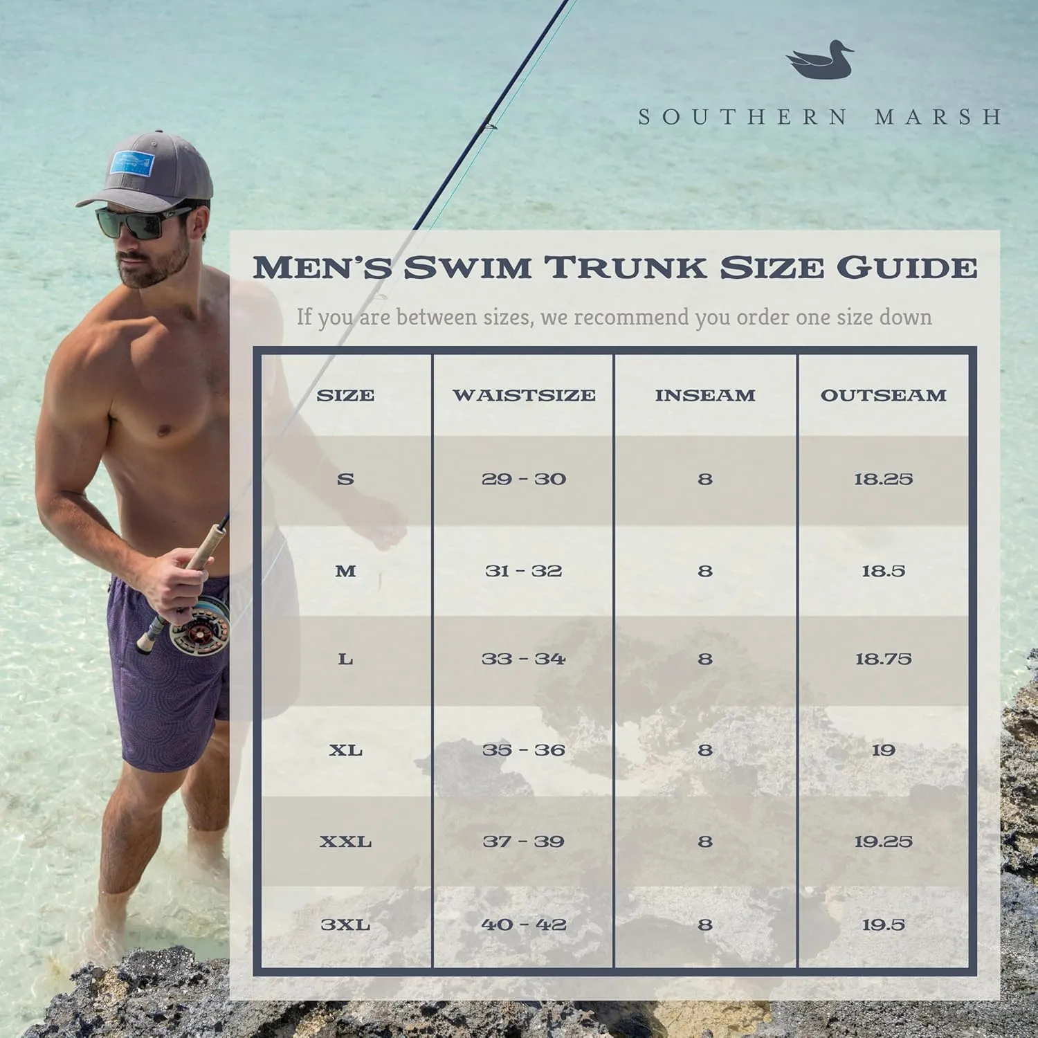 Southern Marsh Harbor Trunk - Horizon Stripe