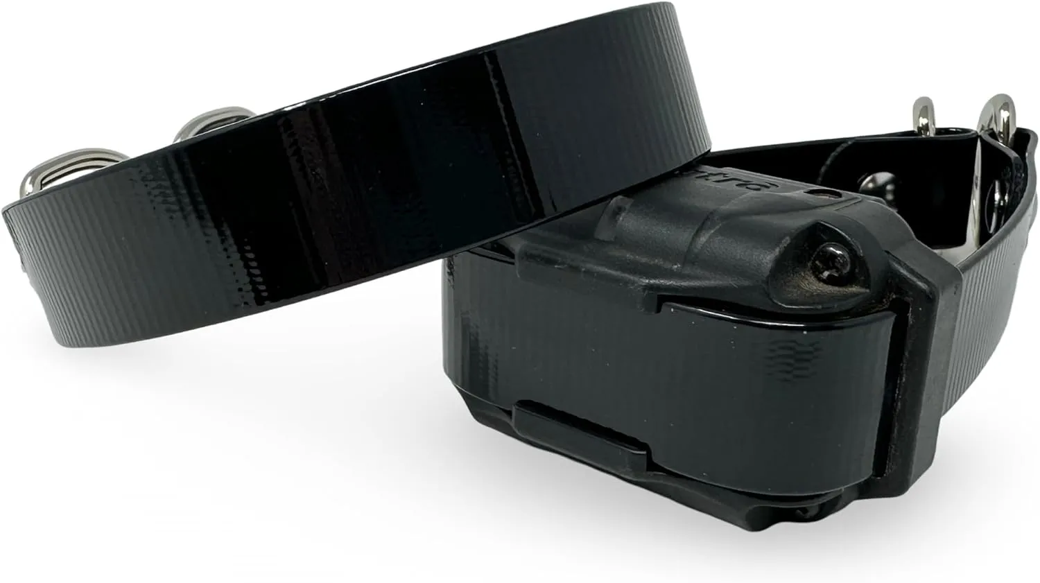 SparkDog Collars HiFlex Quick Adjust E-Collar Replacement Strap Dog Training Collar Fits Educator, Garmin, Dogtra, Sportdog Replacement Strap, Genuine BioThane®-Made in The USA (HiFlex Black, 1")