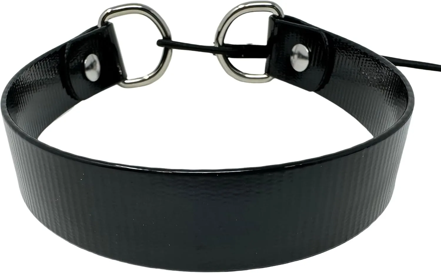SparkDog Collars HiFlex Quick Adjust E-Collar Replacement Strap Dog Training Collar Fits Educator, Garmin, Dogtra, Sportdog Replacement Strap, Genuine BioThane®-Made in The USA (HiFlex Black, 1")