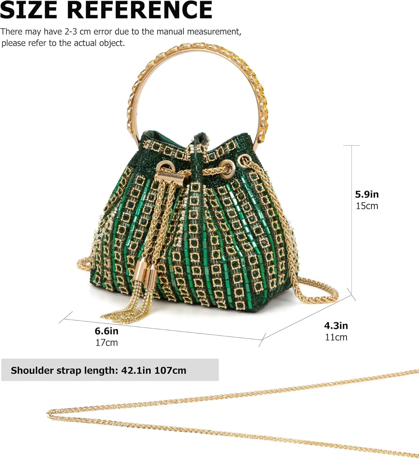 Sparkly Diamond Evening Bag Clutch Purses for Women Rhinestone Purse Glitter Handbag for Party Prom Cocktail Wedding