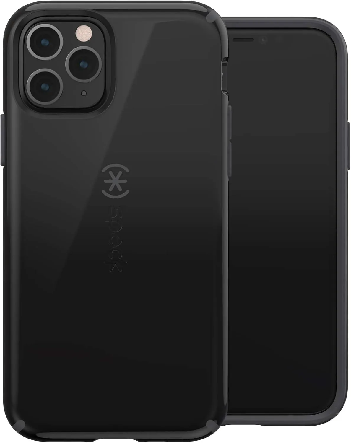 Speck CandyShell iPhone 11 Pro Case, Black/Slate Grey