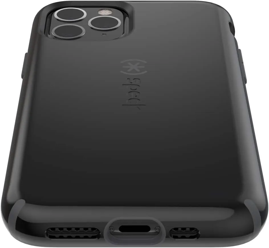 Speck CandyShell iPhone 11 Pro Case, Black/Slate Grey