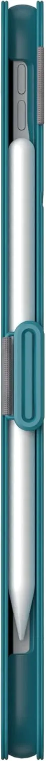 Speck Case for iPad Pro 4th Generation 11 Inch - Drop & Camera Protection, Slim Multi Range Stand, Apple Pencil Holder - Deep Sea Teal/Cloudy Grey/White