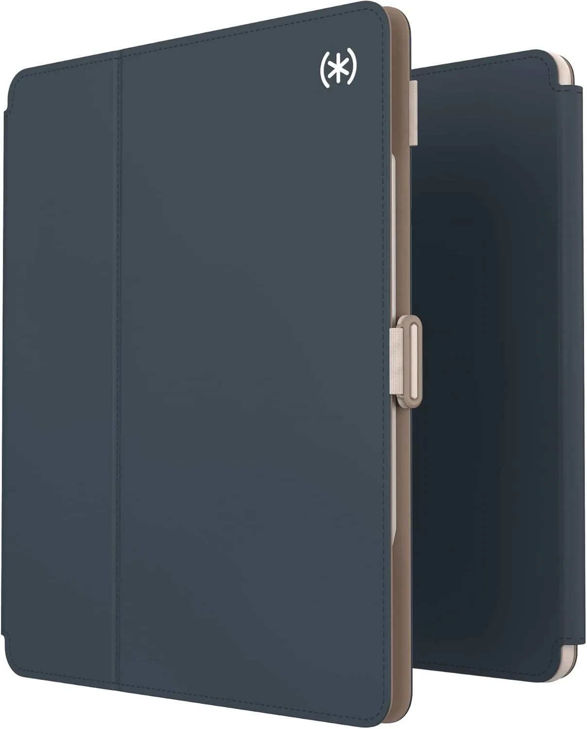 Speck Case for iPad Pro 6th Generation 12.9 Inch - Drop & Camera Protection, Slim Multi Range Stand, Apple Pencil Holder - Almond Milk/Mocha/Charcoal