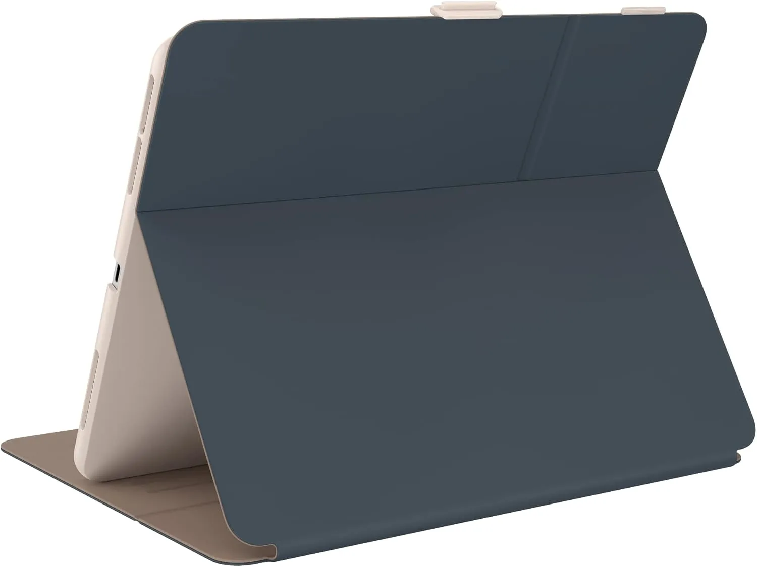 Speck Case for iPad Pro 6th Generation 12.9 Inch - Drop & Camera Protection, Slim Multi Range Stand, Apple Pencil Holder - Almond Milk/Mocha/Charcoal