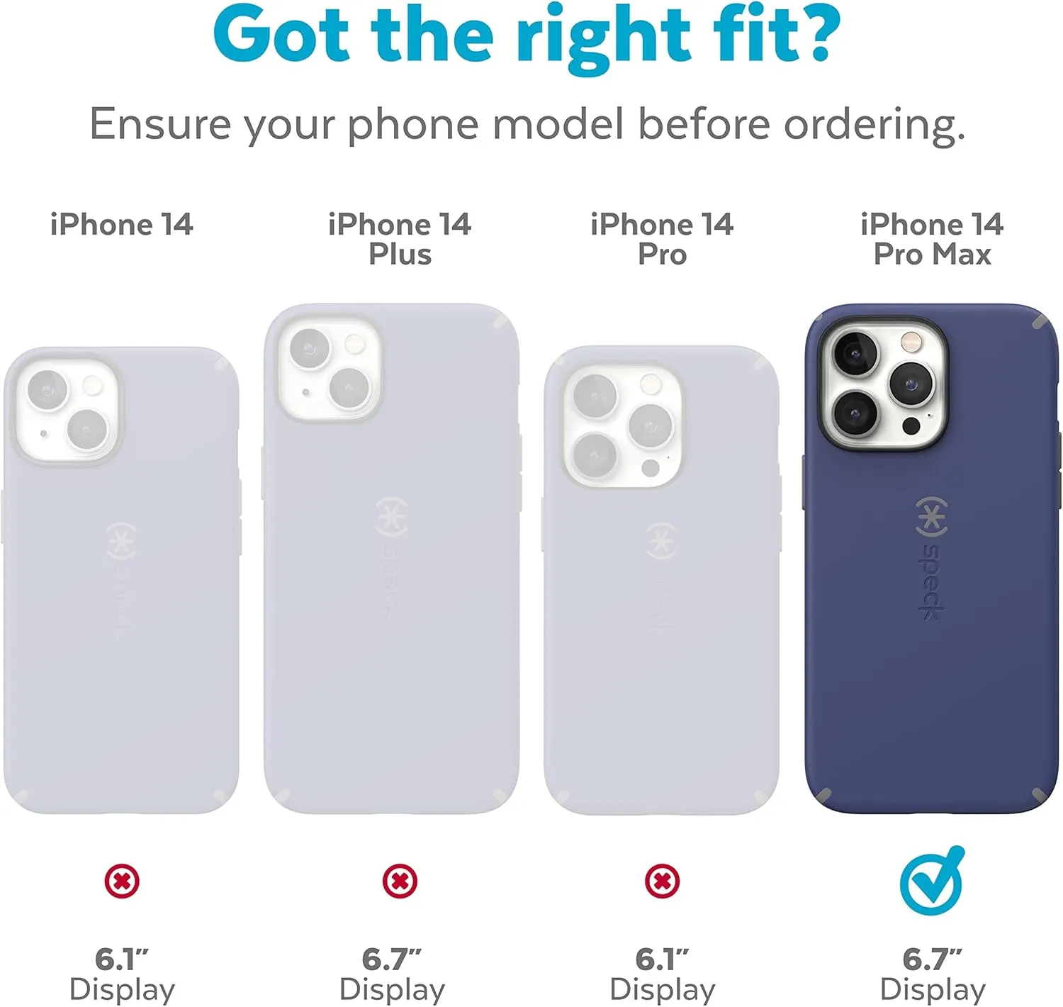 Speck for iPhone 14 Pro Max Case - Drop Protection, Scratch Resistant, Built for MagSafe Case with Soft Touch Coating - 6.7" iPhone 14, Dual Layer Case - Digital Pink/Energy Red Candyshell