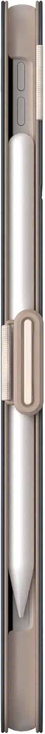 Speck iPad Pro 4th Generation Case - Hard Back Case for Apple iPad Pro 11-inch (2022) - Slim Multi Range Stand, Apple Pencil Holder, Drop Protection, Camera Shield - Balance Folio Almond Milk/Mocha