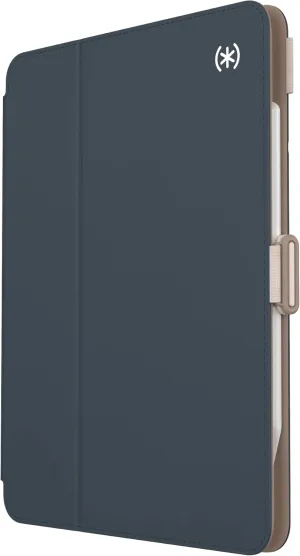 Speck iPad Pro 4th Generation Case - Hard Back Case for Apple iPad Pro 11-inch (2022) - Slim Multi Range Stand, Apple Pencil Holder, Drop Protection, Camera Shield - Balance Folio Almond Milk/Mocha