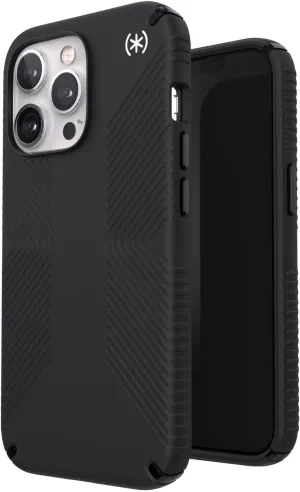 Speck Presidio2 Grip Case for Apple iPhone 13 Pro Polycarbonate, Shock-Absorbent, Black