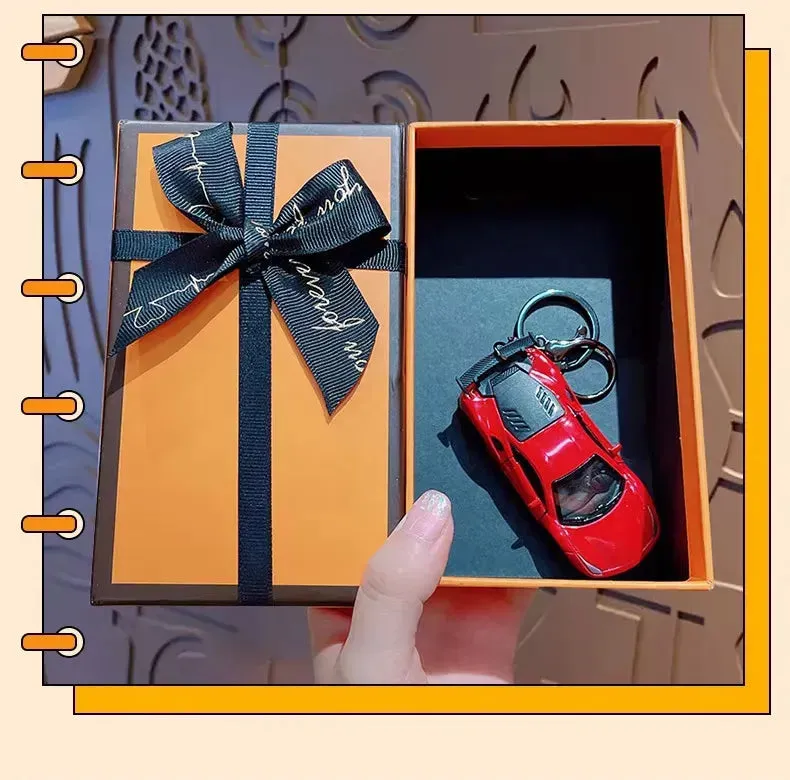 Speedster Mini Sports Car Keychain