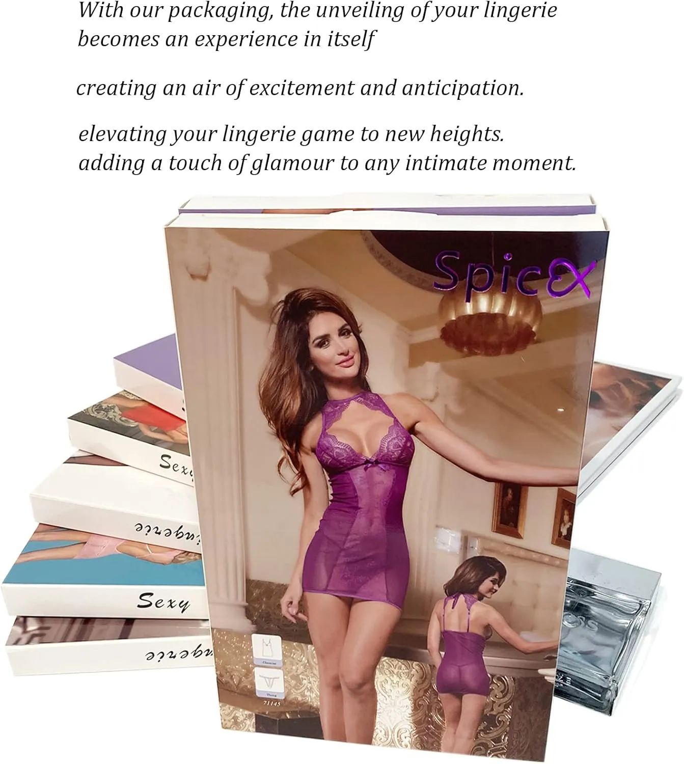 SPICEX Sexy Dresses for Women Sleeveless Spaghetti Strap Mini Club Party Dress Ruffle Hem Slip Dress