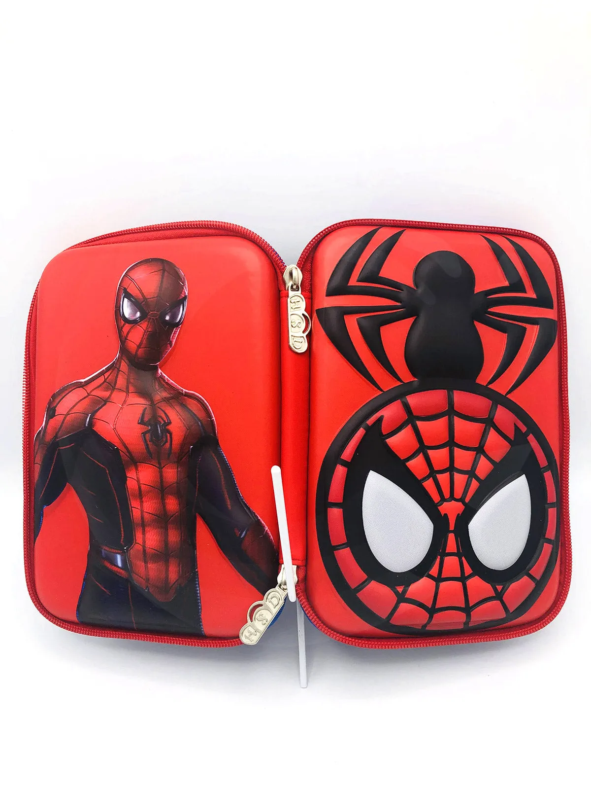 Spider man Pencil Case 3D Embossed On Fiber | Kids Spiderman Pouch
