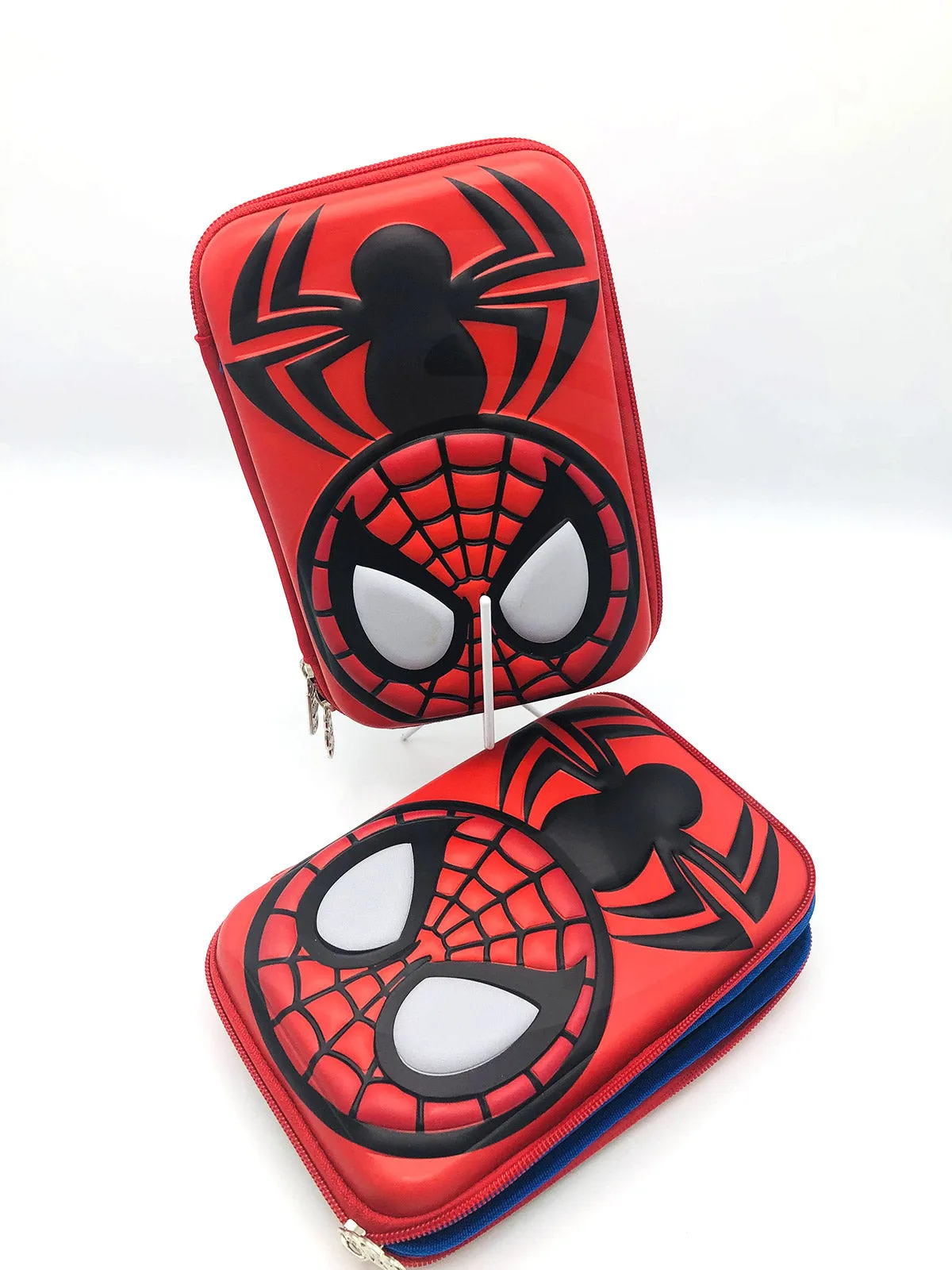 Spider man Pencil Case 3D Embossed On Fiber | Kids Spiderman Pouch