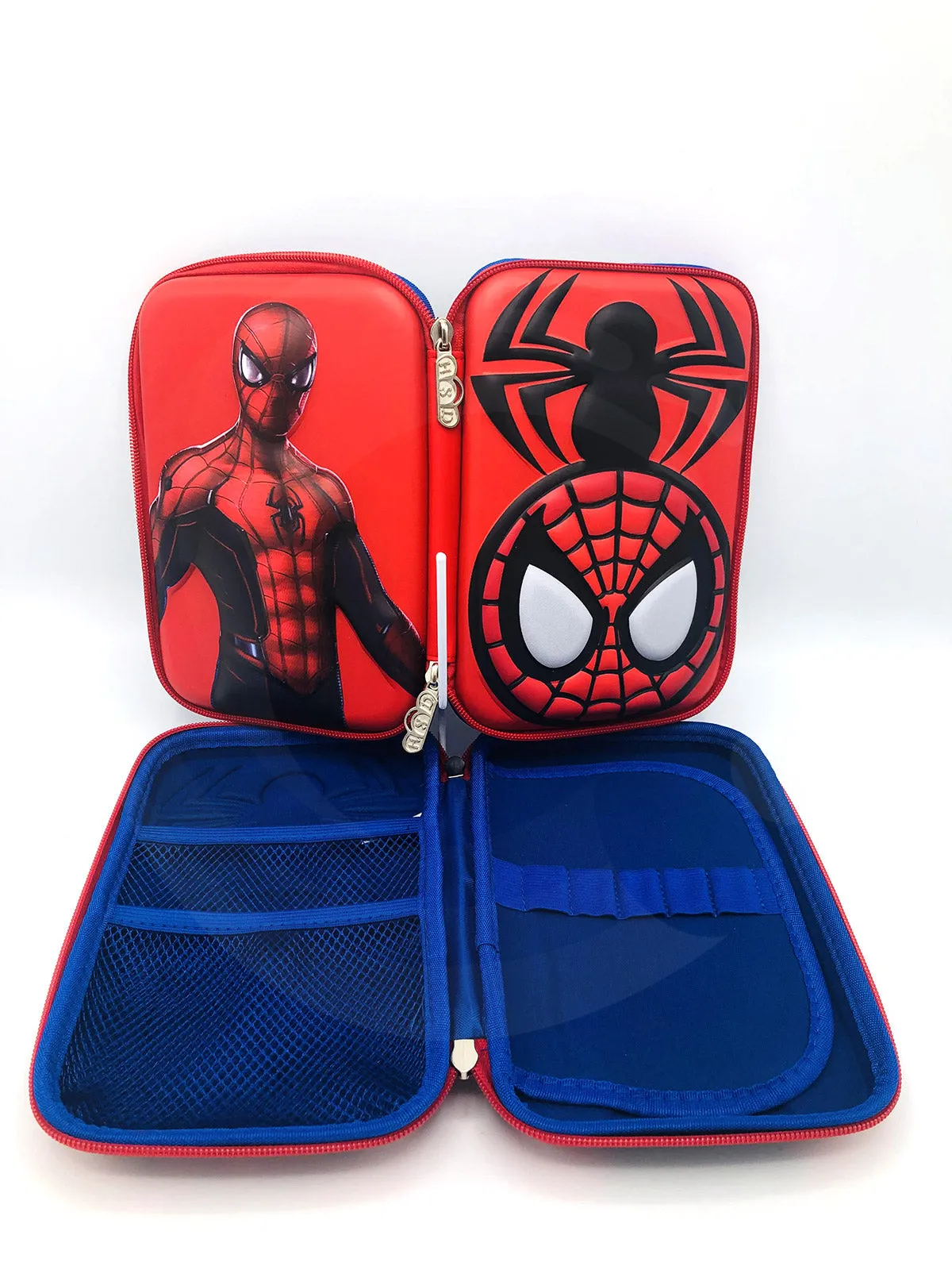Spider man Pencil Case 3D Embossed On Fiber | Kids Spiderman Pouch