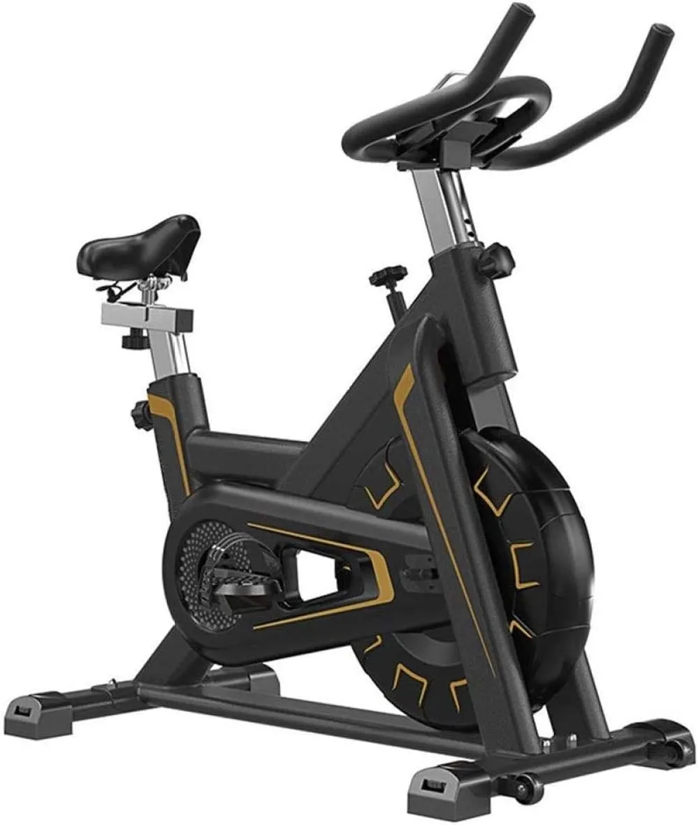 Spinning Bike Fully Wrapped Flywheel With High Safety Indoor Cycling Silent Exercise Bike Fitness Equipment With Tablet Computer Stand Exercise Machine Comfortable