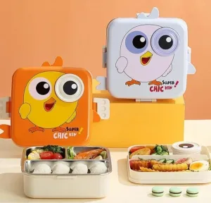 SS Insulated Kids Lunch Box - Owl Print