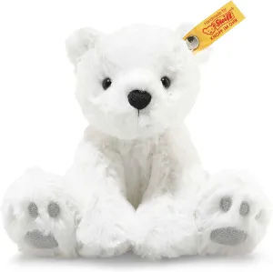 Steiff Lasse Polar Bear, Premium Polar Bear Stuffed Animal, Polar Bear Toys, Stuffed Polar Bear, Polar Bear Plush, Cute Plushies, Plushy Toy for Girls Boys and Kids, Soft Cuddly Friends (White, 7")
