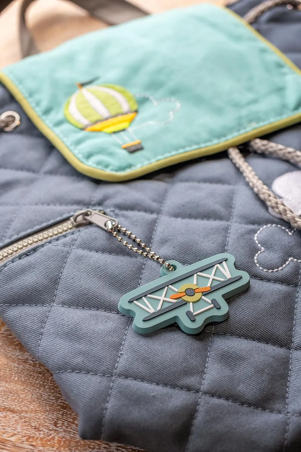 STEPHEN JOSEPH QUILTED BACKPACK ROCKET