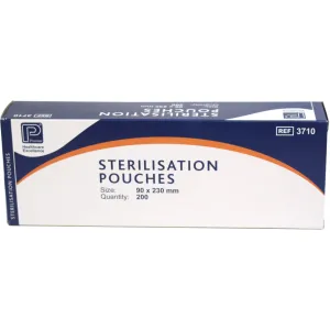 Sterilisation Pouches 90 x 230mm  per Pack of 200