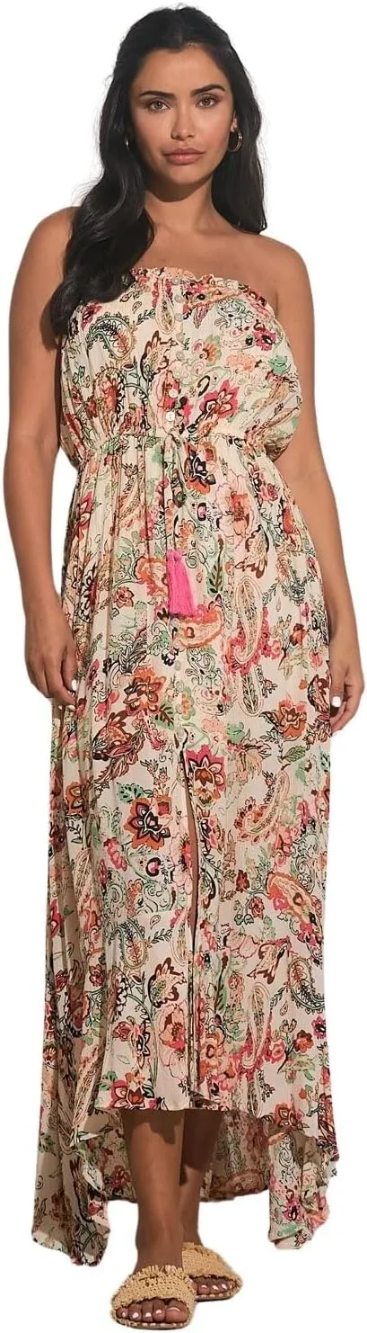 Strapless Maxi Cover-Up