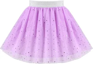 Sunny Fashion Girls Skirt Tutu Rainbow Multicolor Ballet Dancing Party Size 2-10