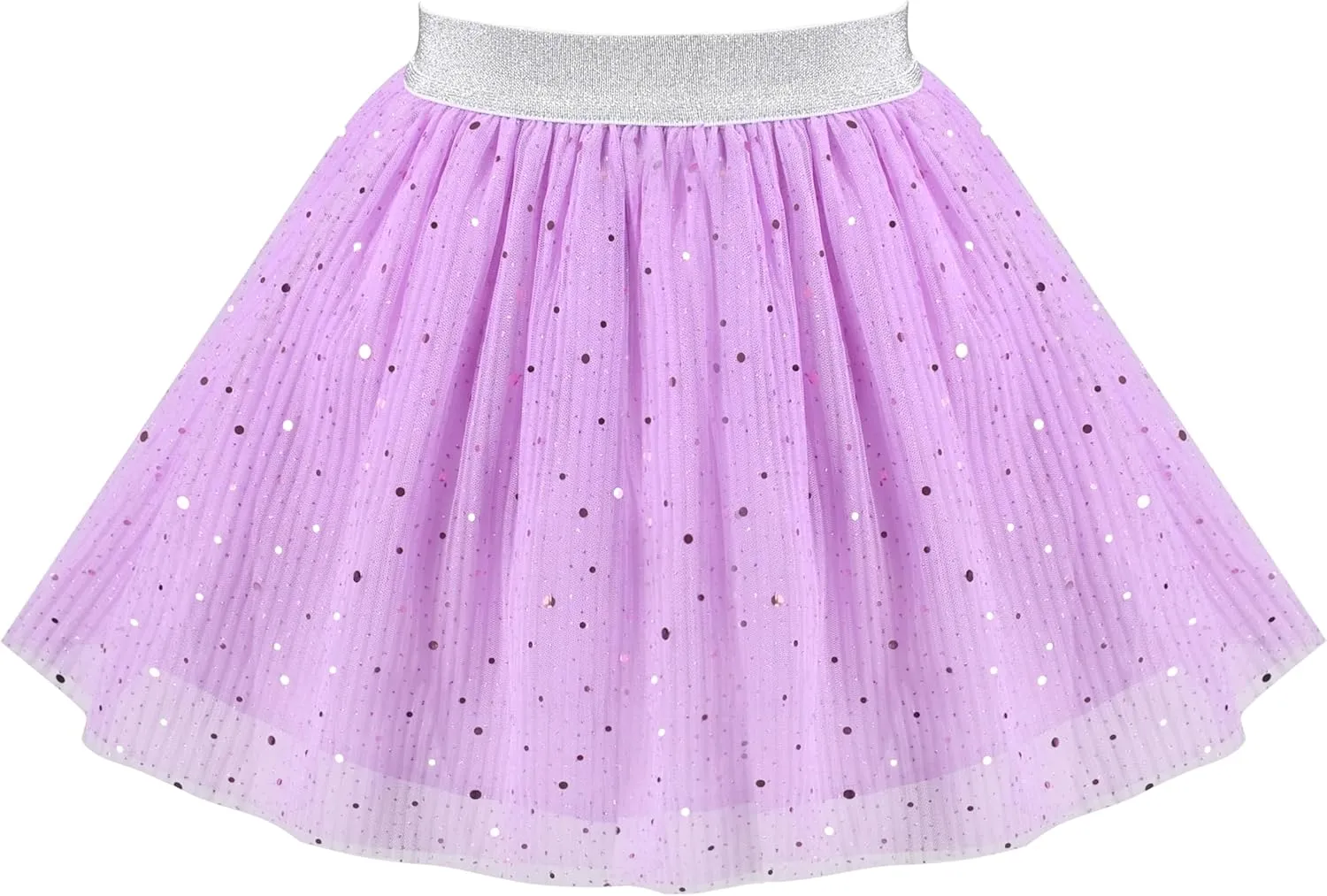 Sunny Fashion Girls Skirt Tutu Rainbow Multicolor Ballet Dancing Party Size 2-10