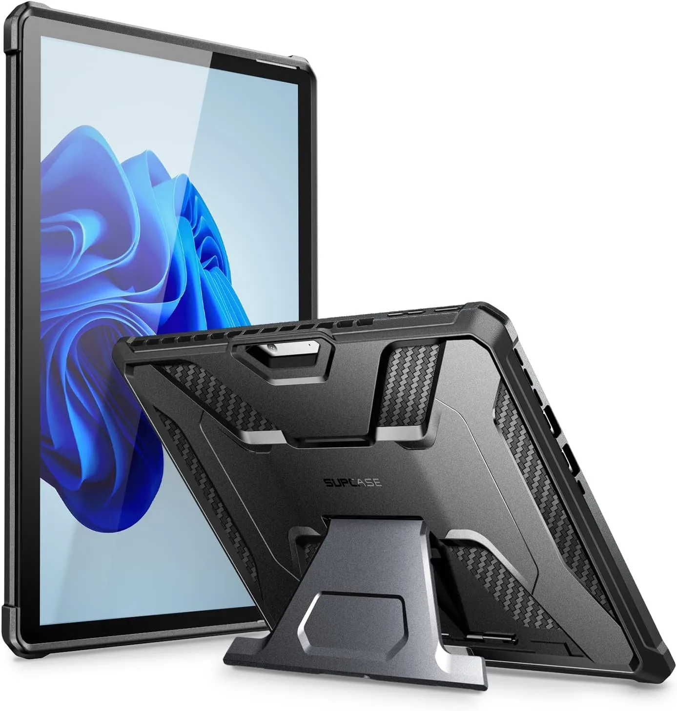 SUPCASE for Microsoft Surface Pro 11/10/9 Case with Kickstand (Unicorn Beetle Pro), [Military-Grade Protection] Heavy Duty Rugged Tablet Cover for Surface 13 Inch, Black