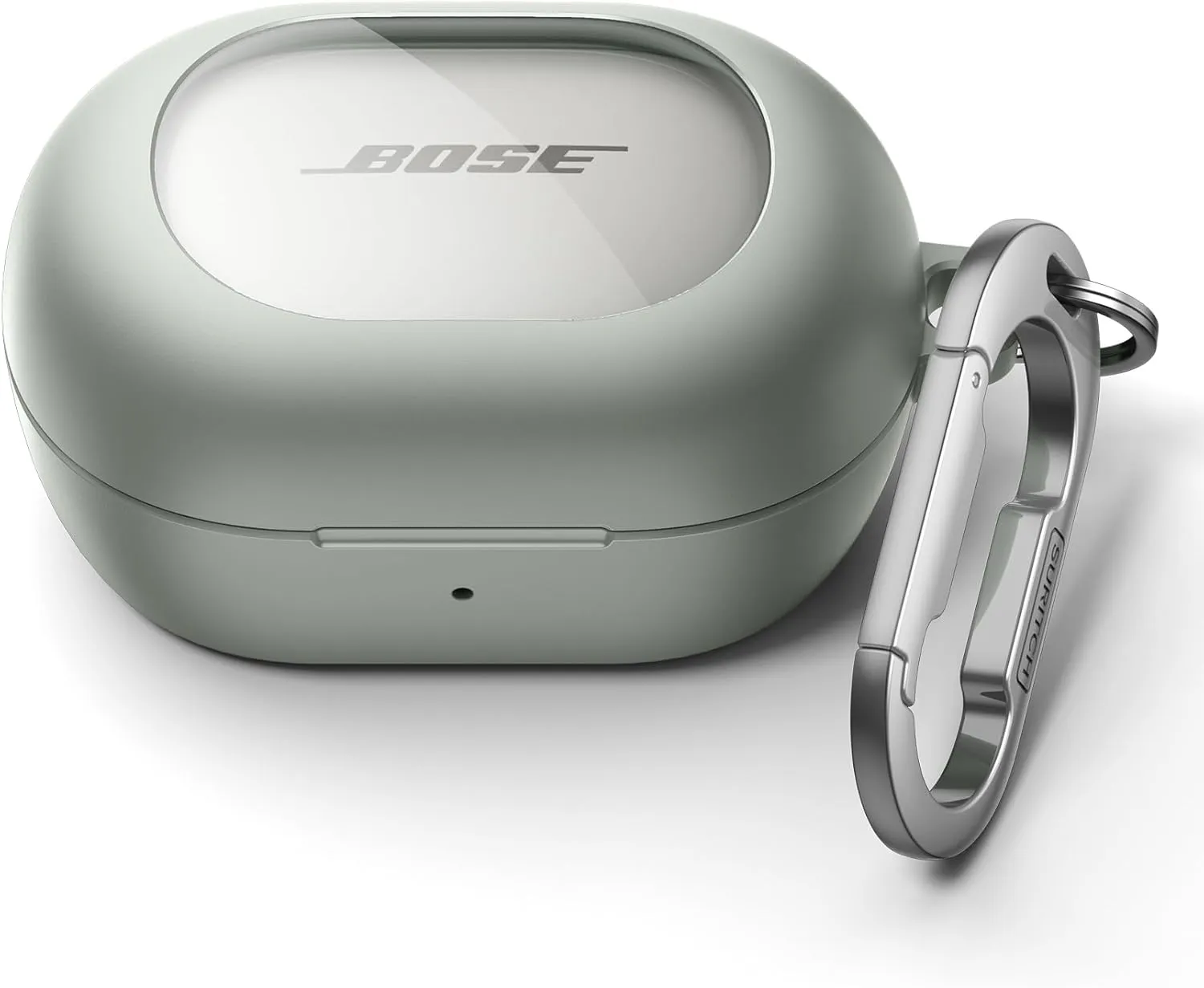 SURITCH Magnetic Cases for Bose New QuietComfort Earbuds (2024) Case Cover, Rugged Shockproof Protective Cover for Bose QuietComfort Earbuds with Magnetic Lok & Carabiner & Cleaning Kit, Green