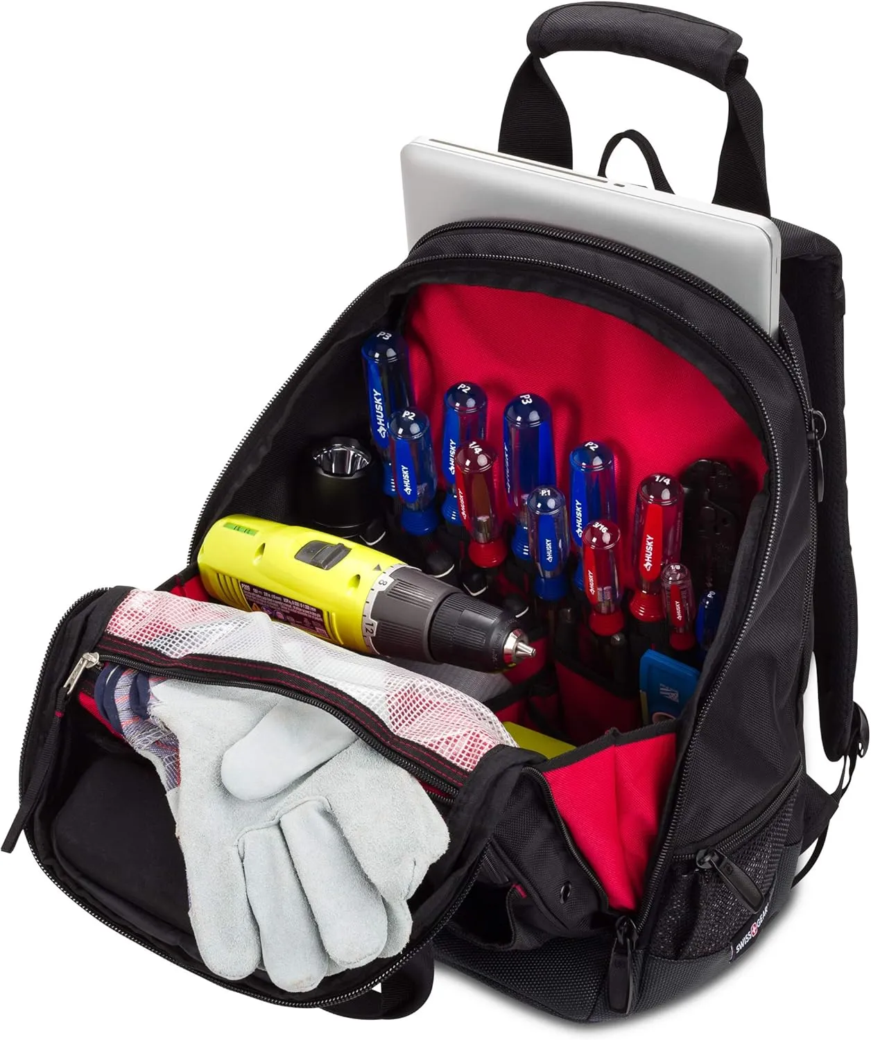 SwissGear Tool Bag Backpack, Fits Up to 15-Inch Laptop, Work Pack, Black