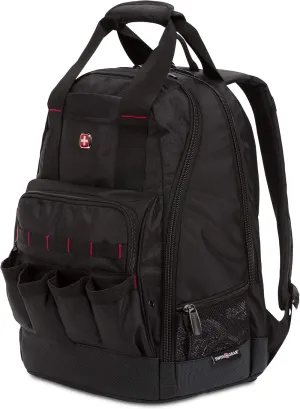 SwissGear Tool Bag Backpack, Fits Up to 15-Inch Laptop, Work Pack, Black