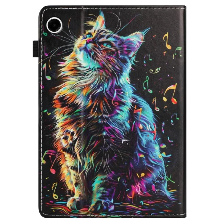Tablet Case For Huawei Enjoy Tablet 2 / MatePad T 10 / T 10S / Honor Pad 6 Pattern Leather Cover with Card Holder