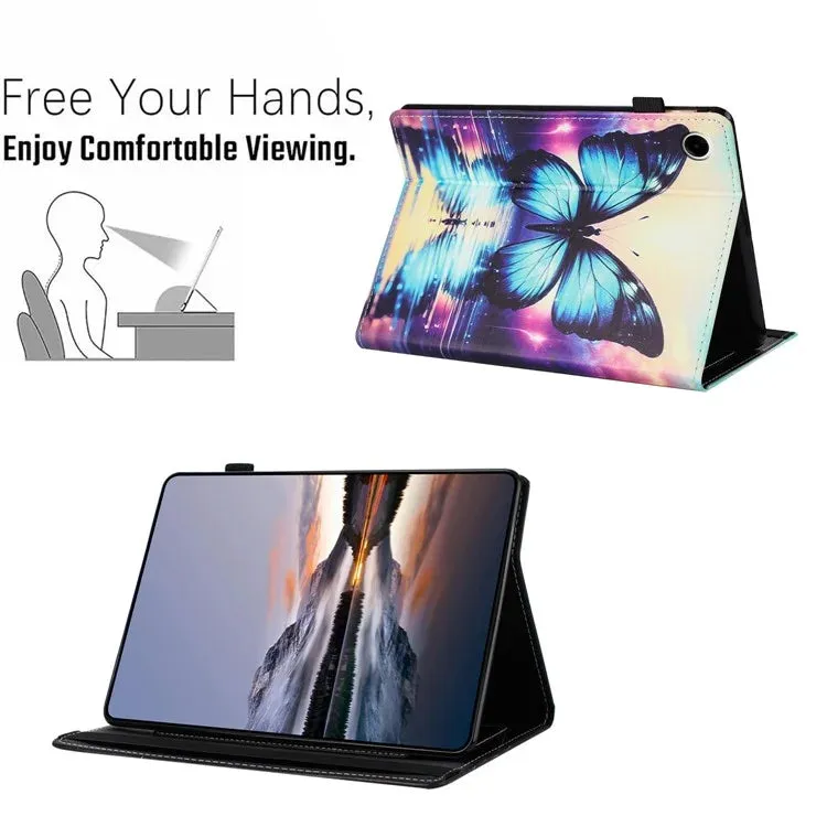 Tablet Case For Huawei Enjoy Tablet 2 / MatePad T 10 / T 10S / Honor Pad 6 Pattern Leather Cover with Card Holder