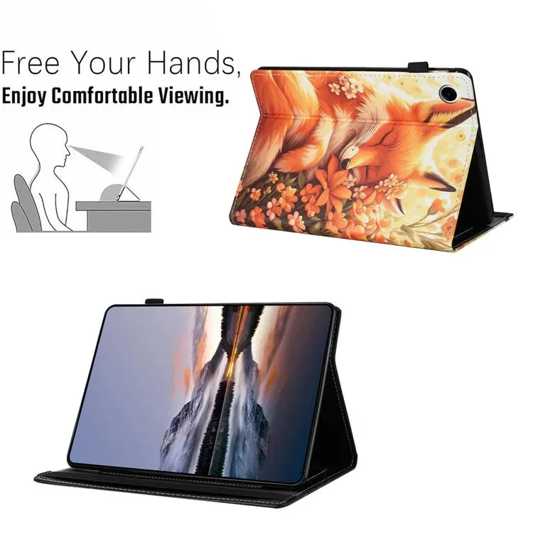 Tablet Case For Huawei Enjoy Tablet 2 / MatePad T 10 / T 10S / Honor Pad 6 Pattern Leather Cover with Card Holder