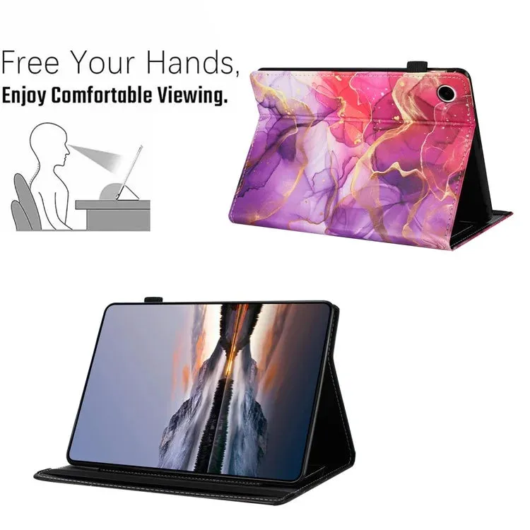 Tablet Case For Huawei Enjoy Tablet 2 / MatePad T 10 / T 10S / Honor Pad 6 Pattern Leather Cover with Card Holder