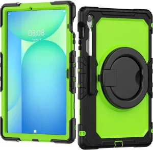 Tablet PC Case Heavy Duty Shockproof TPU Case Compatible with Samsung Galaxy Tab S10 FE Plus 13.1 inch SM-X620/X626B 2025 Kids Case,360 Degree Rotating Handle Stand Bracket W Screen Protector Shoulder