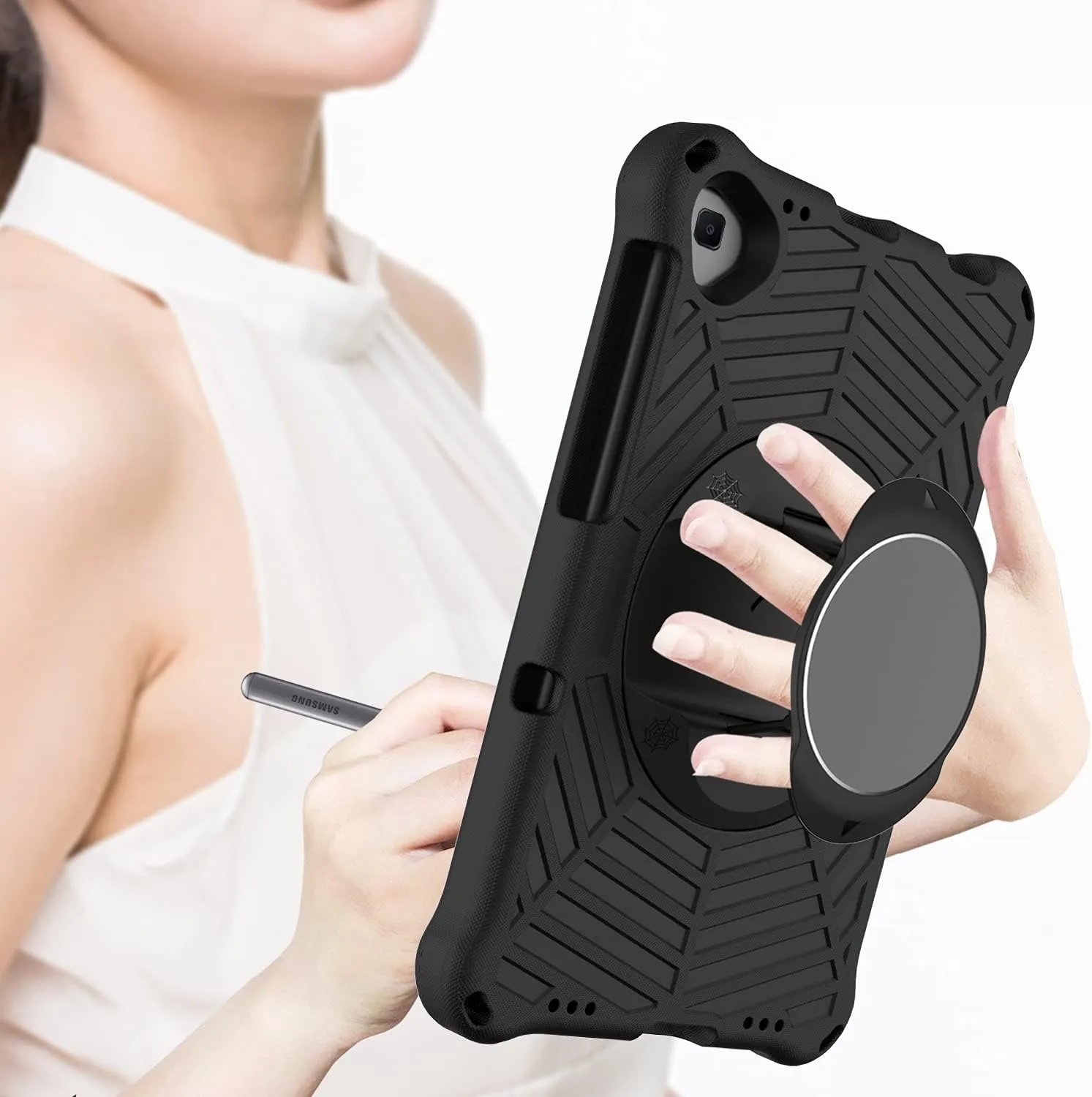 Tablet Protective Case Cover Compatible with Samsung Galaxy Tab A 10.1 Case 2019 Model(SM-T510/T515) Case, Kids Case LightWeight Shockproof Protective Cover Handle Kickstand Protective Cover/Stand Ant