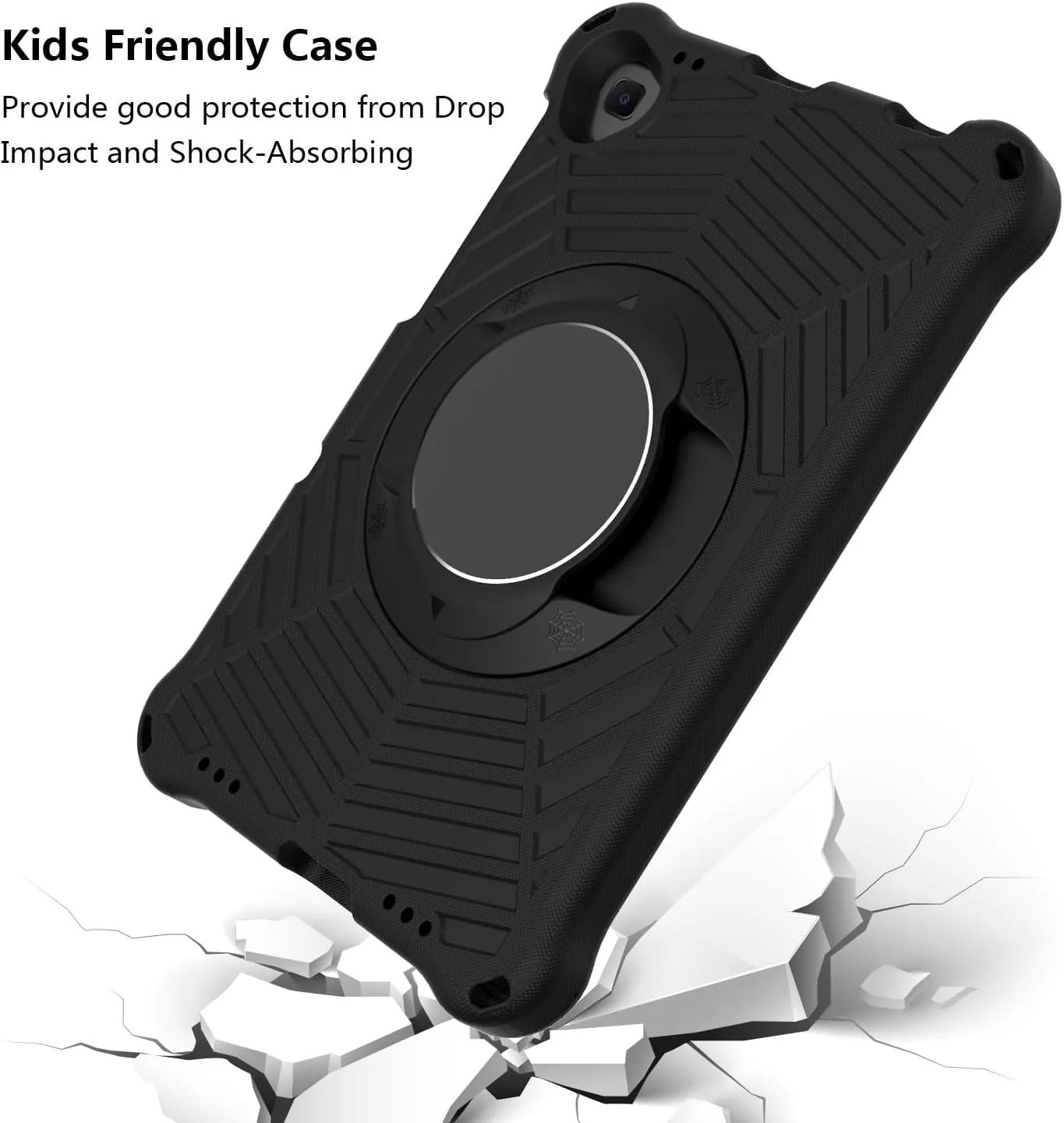 Tablet Protective Case Cover Compatible with Samsung Galaxy Tab A 10.1 Case 2019 Model(SM-T510/T515) Case, Kids Case LightWeight Shockproof Protective Cover Handle Kickstand Protective Cover/Stand Ant