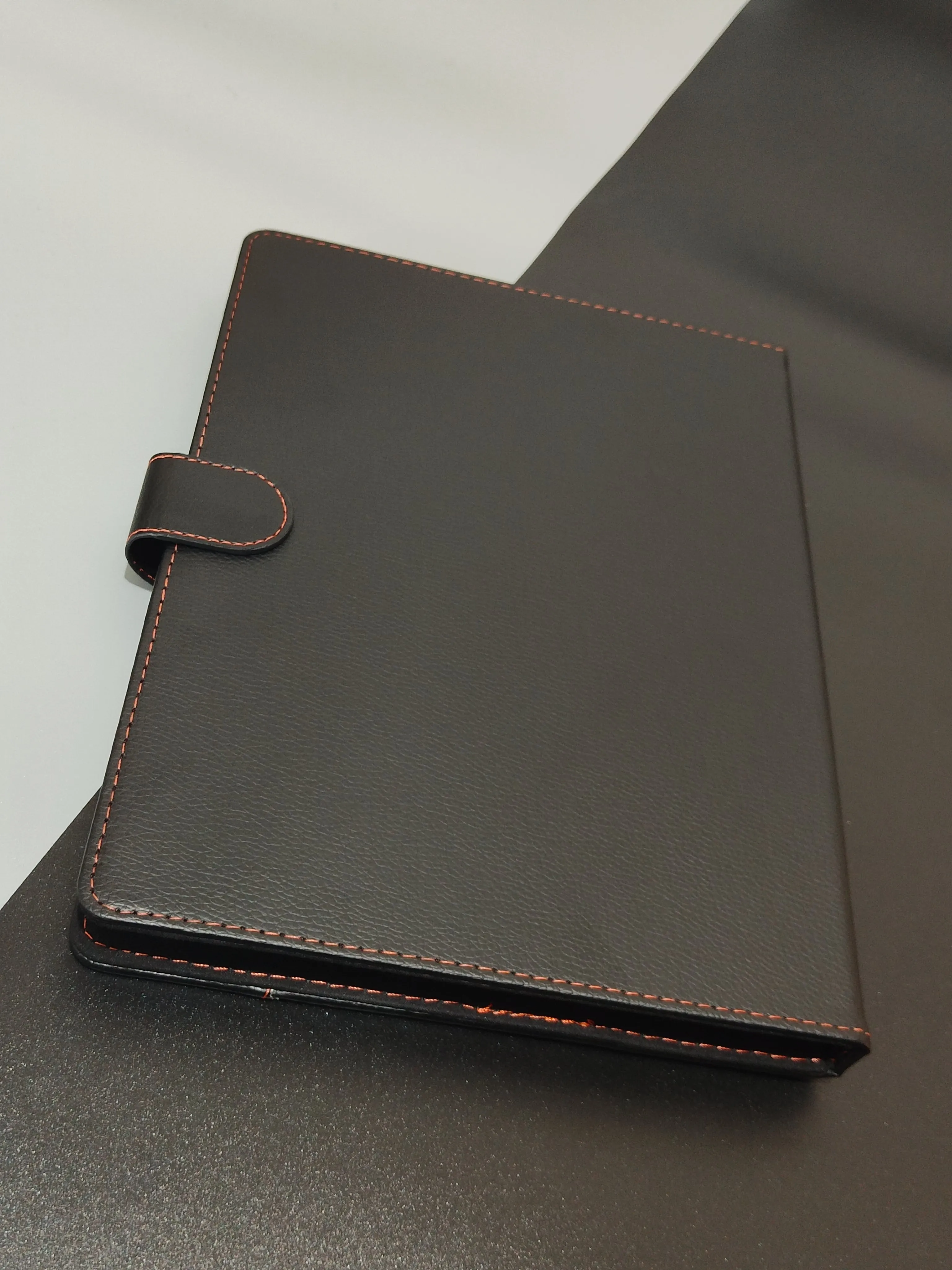 Tablet Stand   Keyboard Folio Case - Faux Leather for iPad, IOS, Android, and Windows
