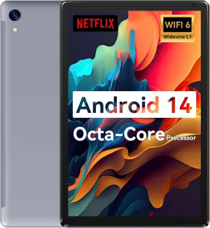 Tablet,10.1" Android Tablet with Octa-core Processor 10GB RAM 128GB ROM HD IPS Touchscreen 8H Battery, Wi-Fi 6, BT 5.0, Dual Camera, Google Tablets 2025