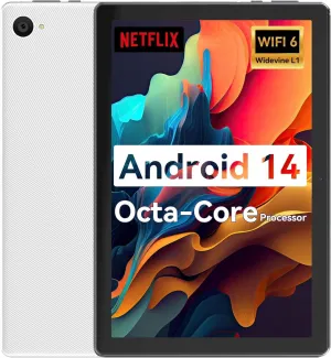 Tablet,10.1" Android Tablet with Octa-core Processor 8GB RAM 64GB ROM HD IPS Touchscreen 8H Battery, Wi-Fi 6, BT 5.0, Dual Camera, Tablets 2025
