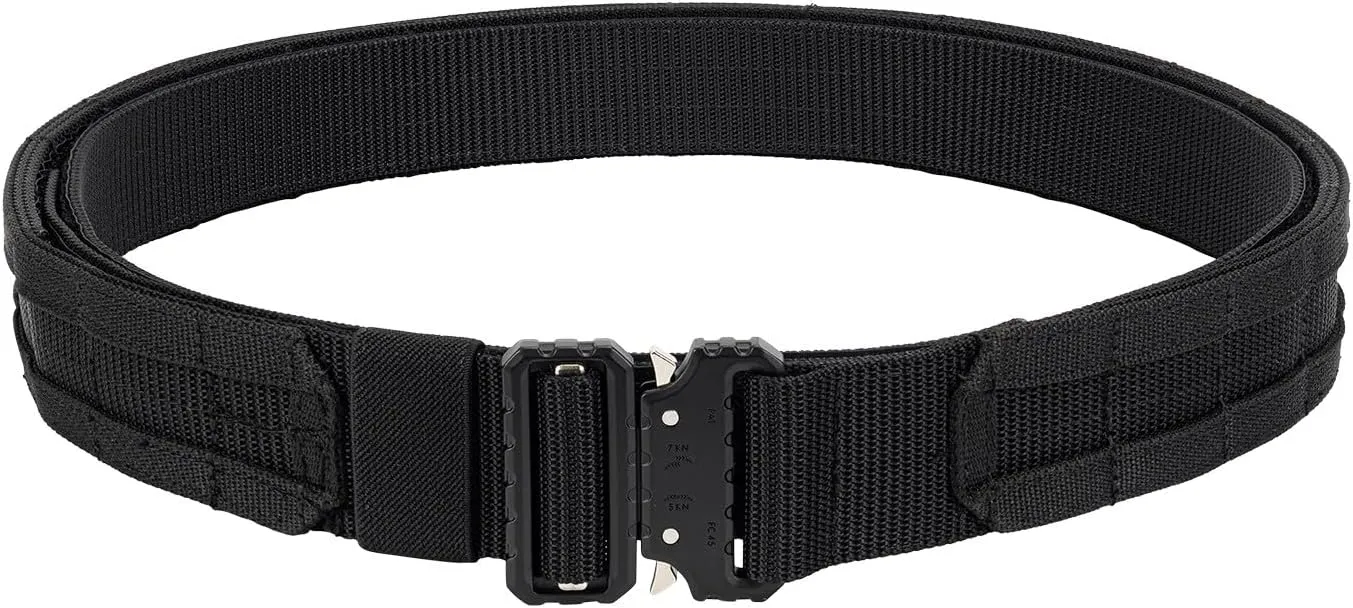 Tactical Gun Belt Molle Battle Belt 1.75" & 1.5" Rigger Heavy Duty Belt