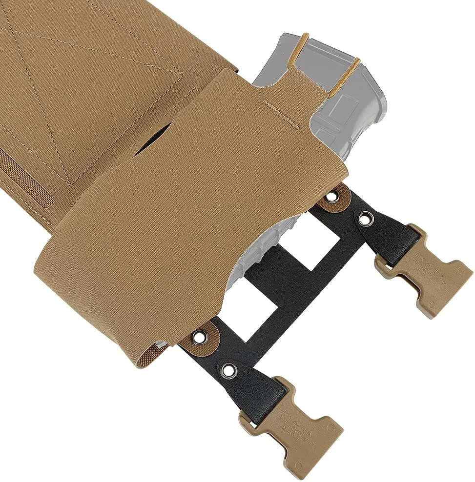 Tactical The Thing 2 Rapid Expansion Chassis for MK4 Chest Rig MOLLE Side Pouches for 5.56 Magazine Radio