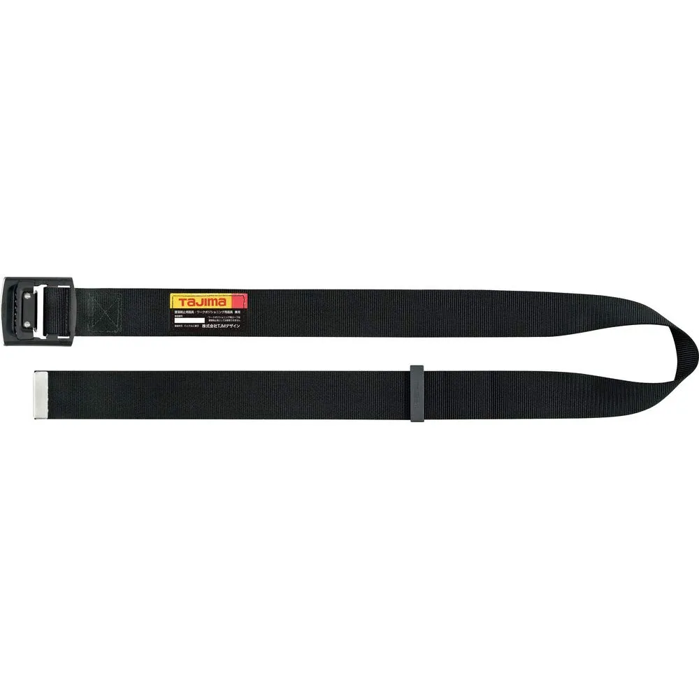 Tajima BABL145-BK Safety Belt Black Aluminum L Black