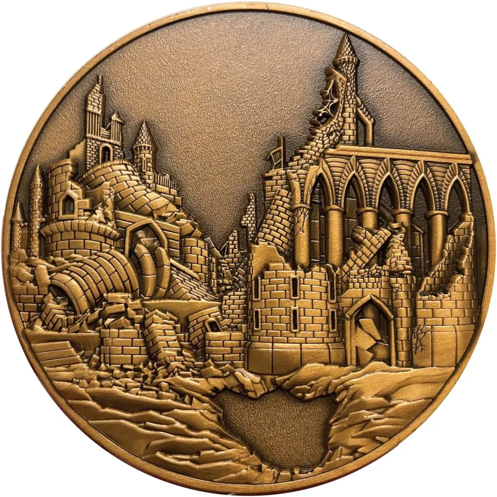 Tarrasque - Large Collectible Display Coin, Includes Stand, 3D Dual-Sided, 2.75", 4oz, Zinc Alloy