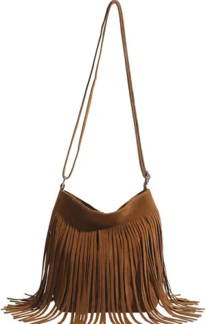 Tassel Crossbody Bag for Women, Fashion Ladies' Shoulder Bag
