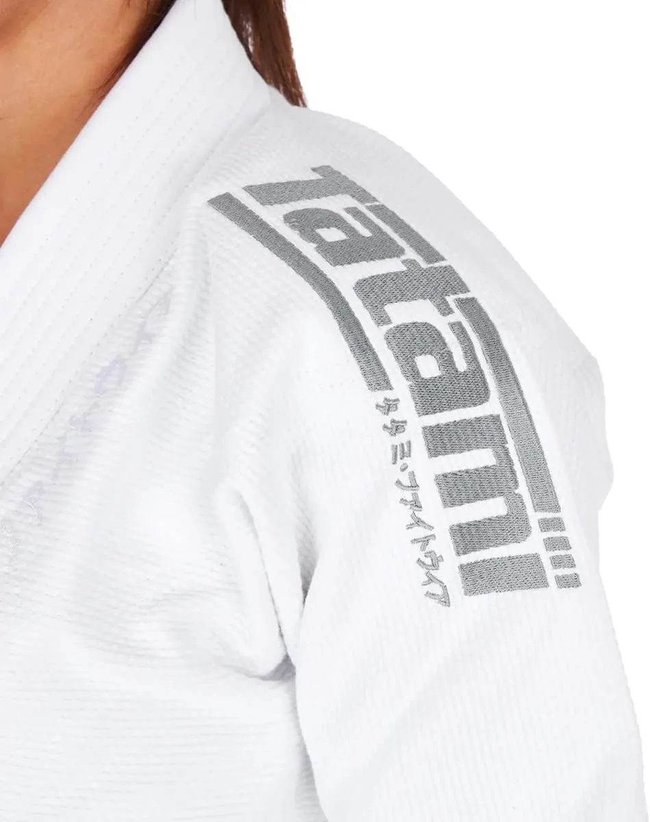 Tatami Fightwear Women's Estilo Black Label BJJ Gi - Gray/Blue