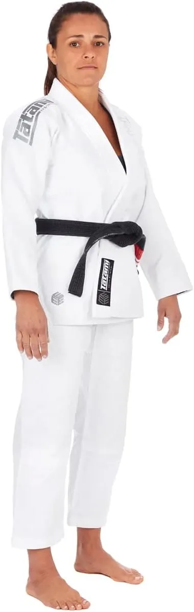 Tatami Fightwear Women's Estilo Black Label BJJ Gi - Gray/Blue