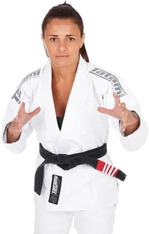 Tatami Fightwear Women's Estilo Black Label BJJ Gi - Gray/Blue