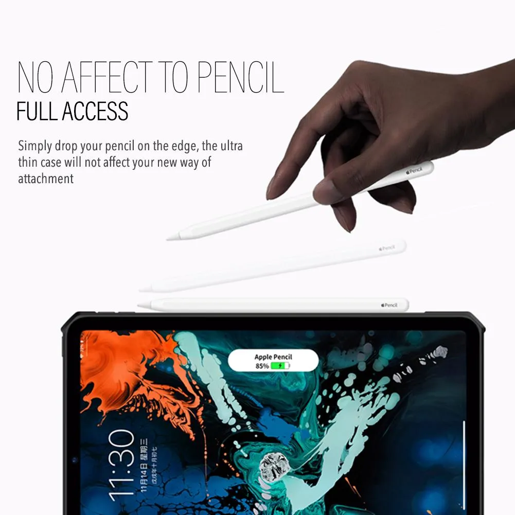 TEGAL Ultra Slim Case Tablet Cover For iPad Pro 12.9 inch 2018 Blue